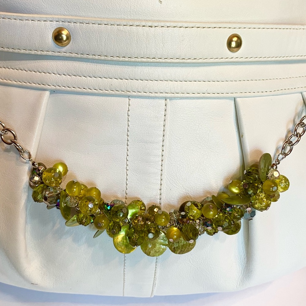 Bag Strap Extender Charm Green Beads - Picture 5 of 5